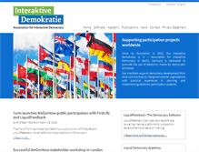 Tablet Screenshot of interaktive-demokratie.org